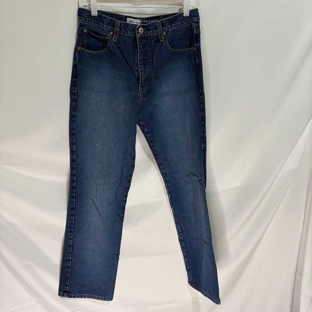 Express Bleus Women Jeans Size 7/8 Bootcut Medium Wash Mid Rise Blue Denim